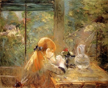 auf der Veranda Berthe Morisot Ölgemälde